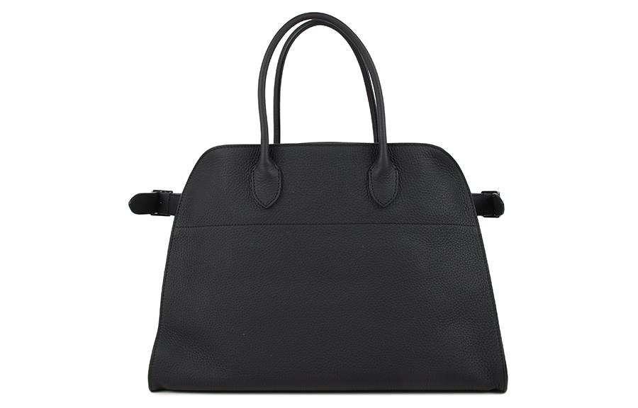 THE ROW Margau Matte Grain Calfskin Tote Bag, Shopping Bag, Handbag Regular Women's Black