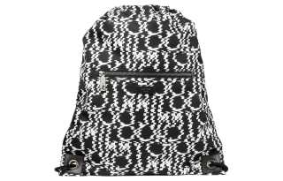 Jimmy Choo Nylon Backpack Men's Black & White
