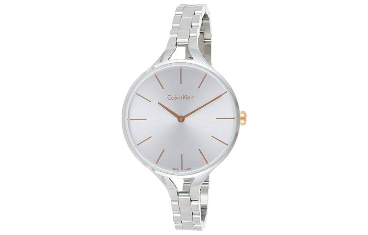 CALVIN KLEIN Wrist Watches Quartz Movement Stainless Steel Strap 36mm White Dial Women's Watch