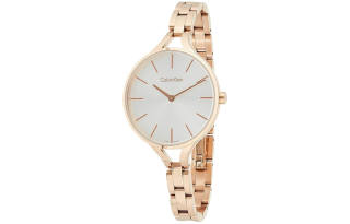 CALVIN KLEIN Ladies Wrist Watches Quartz Movement Stainless Steel Strap 36mm White Dial Women's Watch