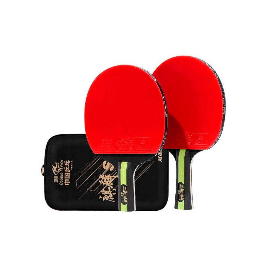 DOUBLE FISH DOUBLEFISH Ping Pong Paddles Unisex Black/Red