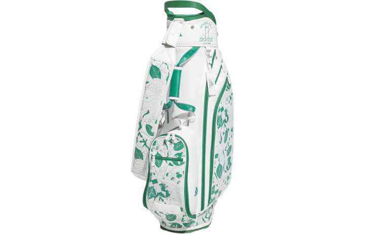 Adidas Adidas Recycled Polyester Plain Weave Fabric Storage Bag Unisex White & Green