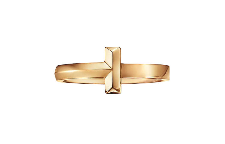 TIFFANY & CO. T Series 18K Gold Rings Unisex