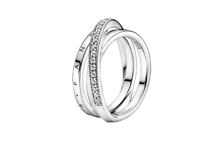 Pandora 925 Sterling Silver Rings Women's Silver