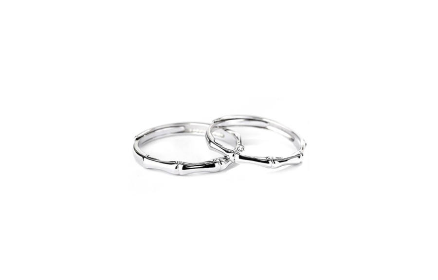 Inkopper Inkopper 925 Sterling Silver Rings Unisex Silver