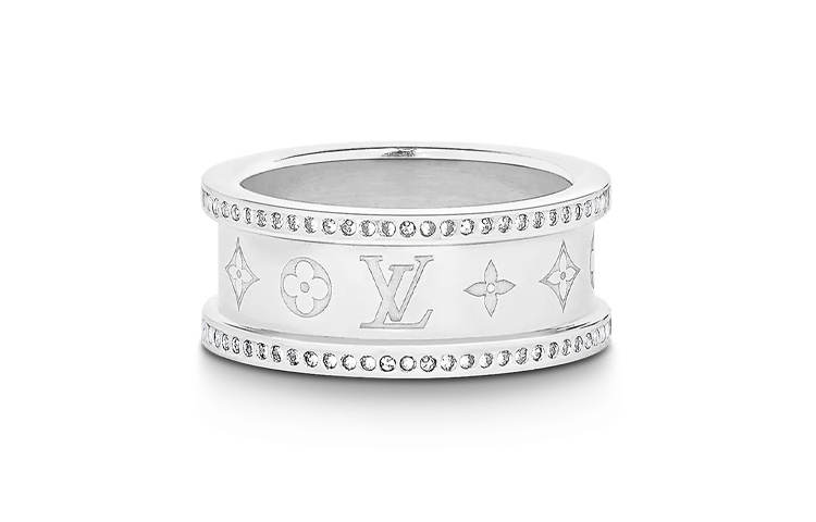 LOUIS VUITTON LOUIS VUITTON Metal Rings Men's Silver