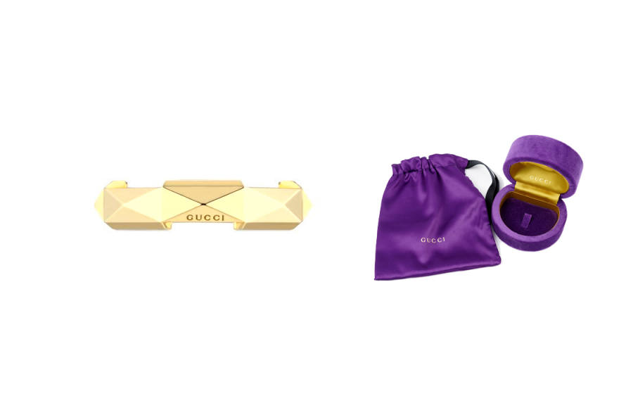 GUCCI Gucci Link to Love 18k studded ring
