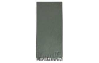 Loro Piana Knit Scarves Men's Gray Green