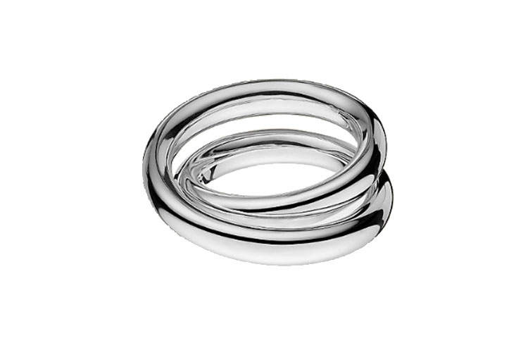 HERMES HERMES 925 Sterling Silver Rings Unisex Silver