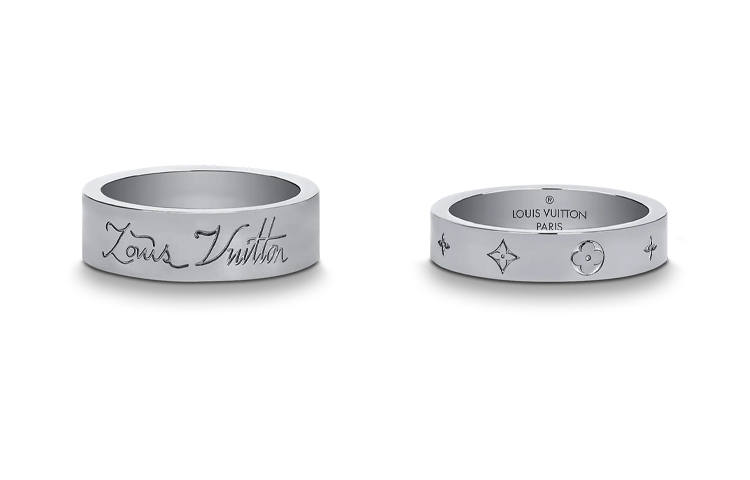 LOUIS VUITTON YOU And ME 925 Sterling Silver Rings Unisex Silver