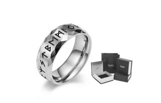 OWO Titanium Steel Rings Men's Silver