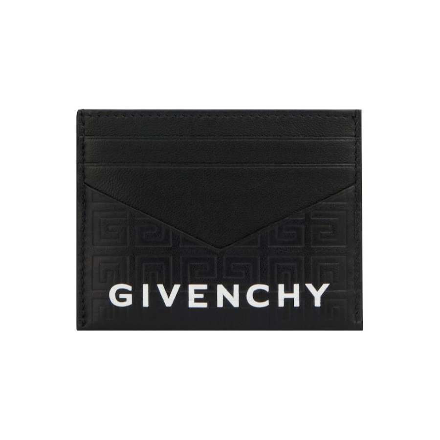 Givenchy Givenchy 4G Leather Card Holder Card Holder Unisex Black