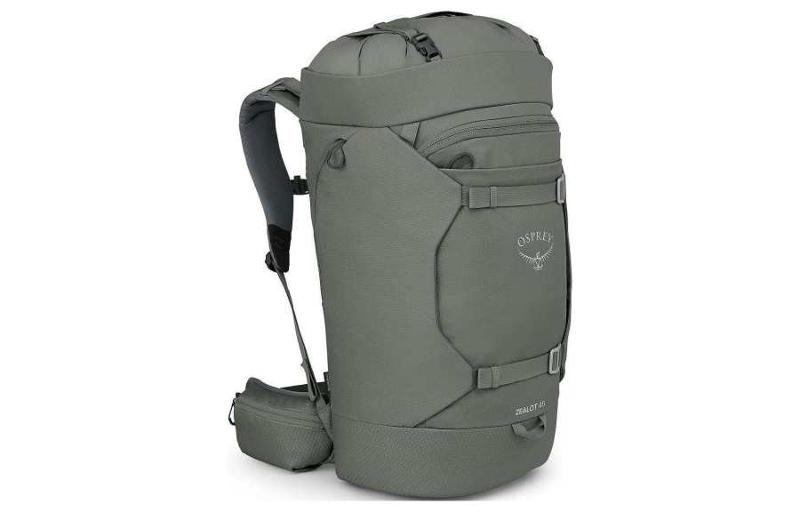OSPREY 45L Mountaineering Bag Backpack Outdoor Bag Nylon Gray Green Unisex