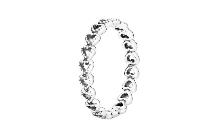 Pandora 925 Sterling Silver Rings Women's Silver