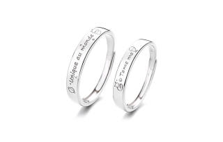 Muyan S999 Fine Silver The Little Prince And The Fox Ring Unisex