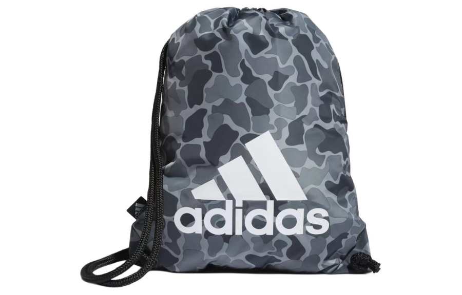 Adidas Adidas Recycled Material Backpack Unisex Gray & Green & Black