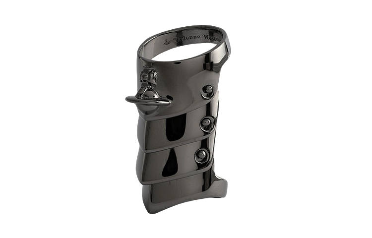 Vivienne Westwood 925 Sterling Silver Armor Rings Men's
