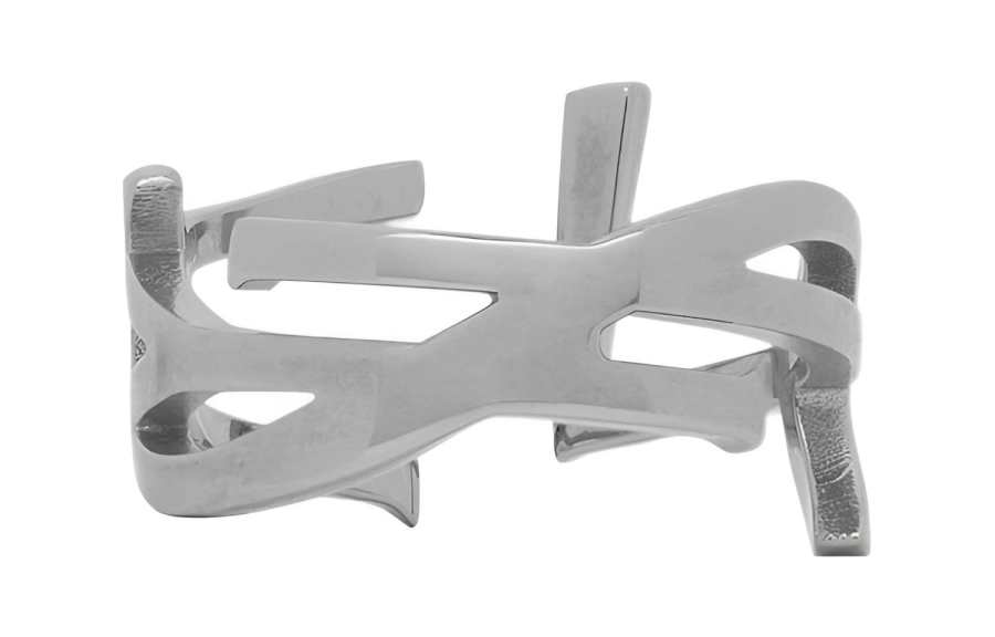SAINT LAURENT SAINT LAURENT Brass Rings Women's Silver