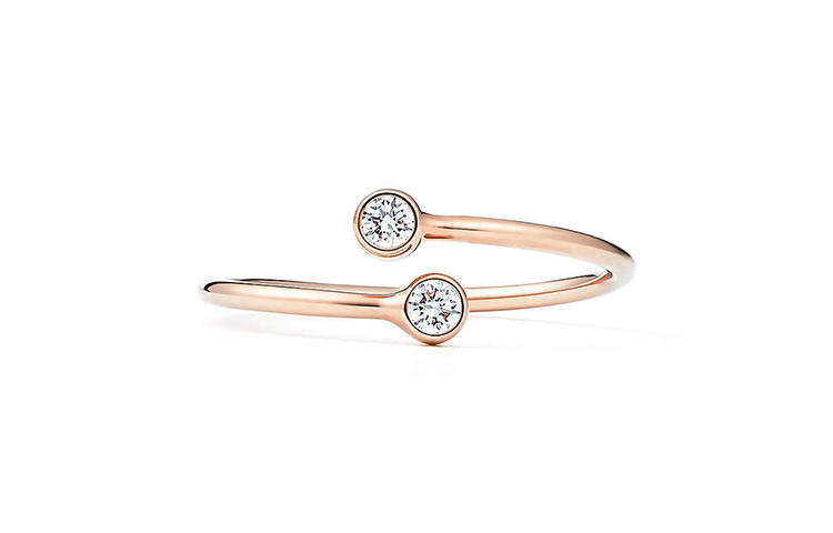 TIFFANY & CO. Elsa Peretti® 18K Rose Gold Rings Women's Rose Gold