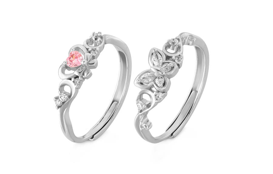 VIVIWELL S925 Silver Rings Unisex