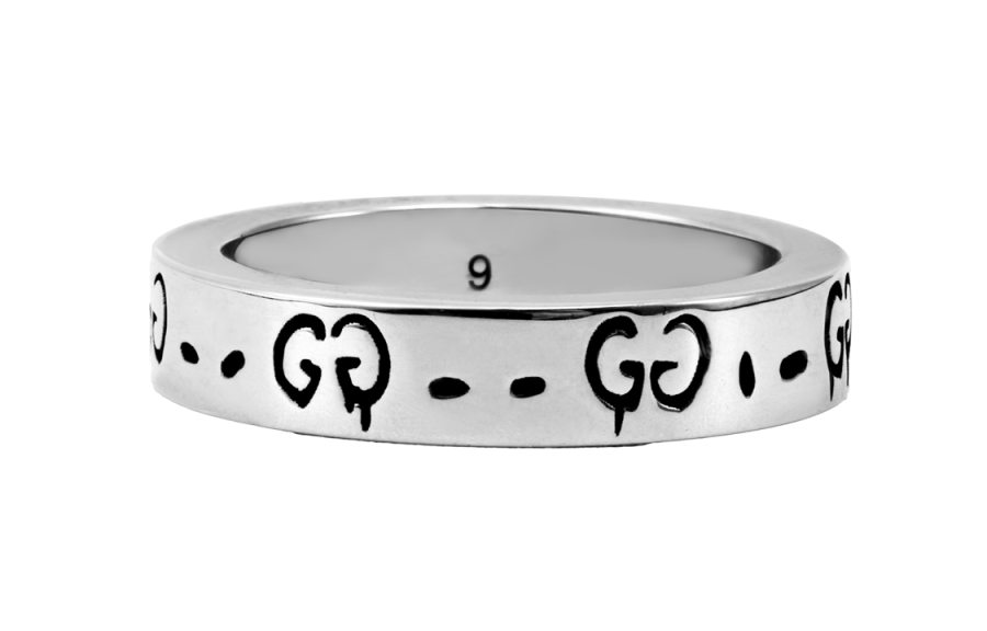 GUCCI GUCCI Ghost 925 Sterling Silver Rings Unisex Silver