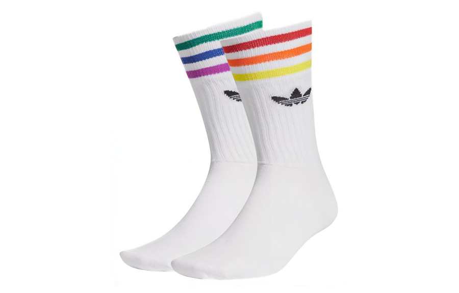 Adidas Originals Knee High Socks All Unisex White Couple's