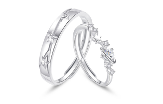 JUICY GRAPE 925 Silver Zircon Rings Unisex