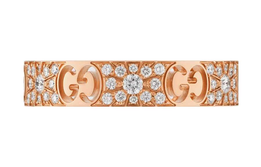 GUCCI GUCCI Icon Rings Unisex Rose Gold