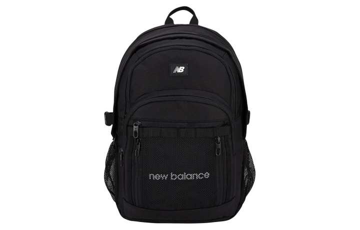 New Balance New Balance Zip Closure Nylon Backpack Unisex Black