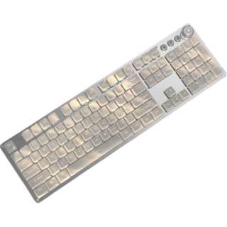 EWEADN TK930 Wired Connection 104 Keys Pink/Blue, Women's Office Good Looking Computers Gaming Mechanical Keyboard