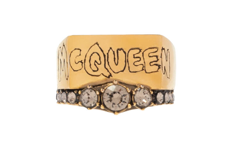 Alexander McQueen Rings Women's Gold