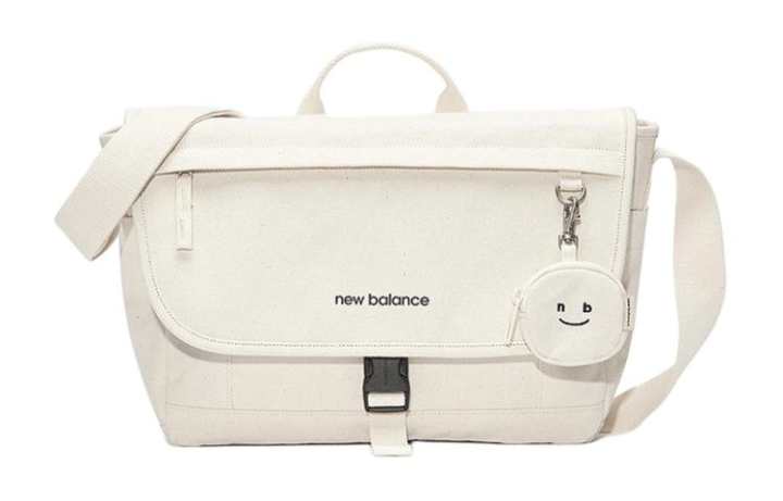 New Balance New Balance Zip Closure Nylon Handbag, Shoulder Bag Women's White