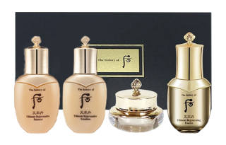 The History Of Whoo Sky Rate Dan Ivory Sample Pack Hydrating Tightening Sample Version, Four Piece Set