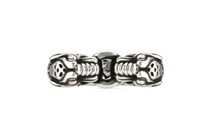GUCCI GUCCI 925 Sterling Silver Rings Unisex Silver