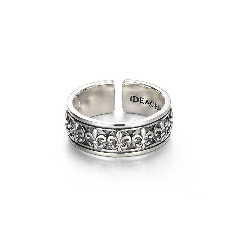 IDEAGEMER IDEAGEMER 925 Sterling Silver Rings Men's