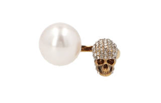 Alexander McQueen Skull Embellished Ring