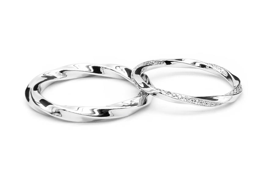 DAP DAP Synthetic Cubic Zirconia Alloy Rings Unisex Silver