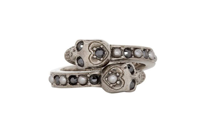 Alexander McQueen Alexander McQueen Wrap Around Skull Ring