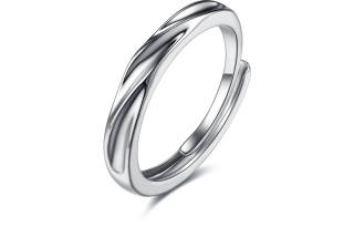 BYG Alloy/999 Fine Silver Rings Unisex Gift Box Set