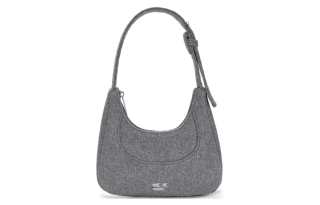 Crying Center Fabric Shoulder Bag, Handbag, Shoulder Bag Mini Women's Gray