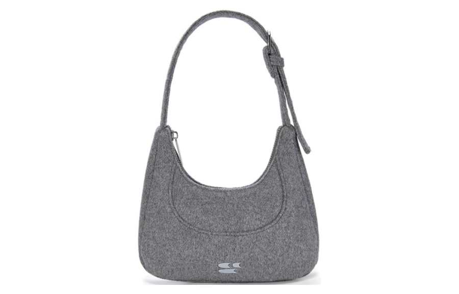 Crying Center Fabric Shoulder Bag, Handbag, Shoulder Bag Mini Women's Gray
