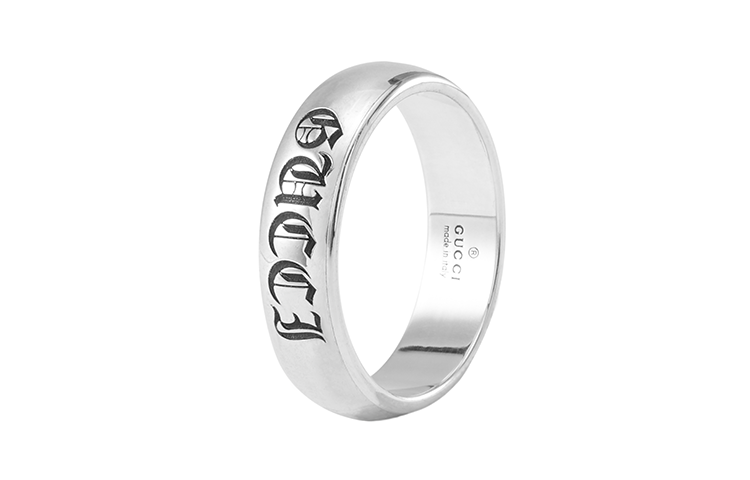 GUCCI GUCCI Soave 925 Sterling Silver Rings Unisex Silver