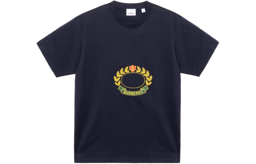 Burberry FW22 T Shirt Men's Dark Charcoal Blue