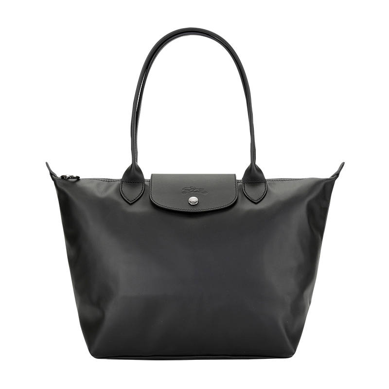 LONGCHAMP Le Pliage Xtra Cow Leather Shoulder Bag Regular Women's Black