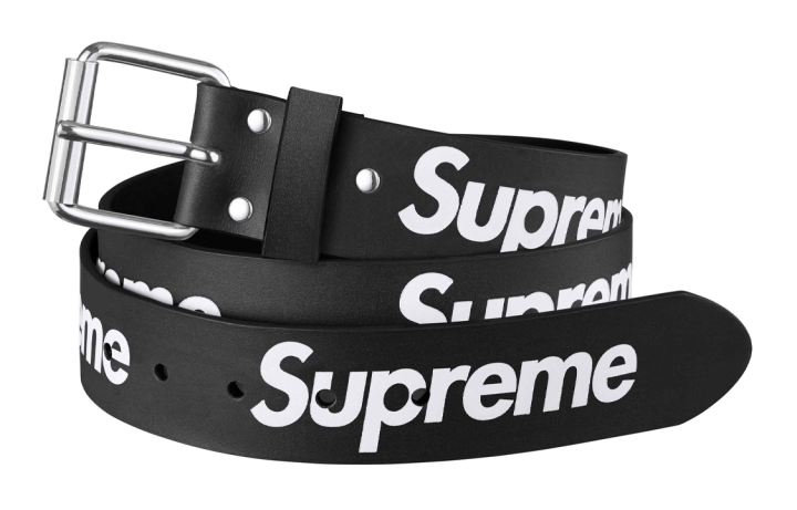 Supreme Supreme Cow Leather Belts Unisex Black