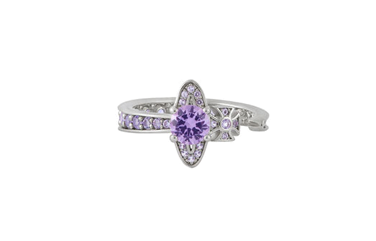 Vivienne Westwood Cubic Zirconia Rings Unisex Silver