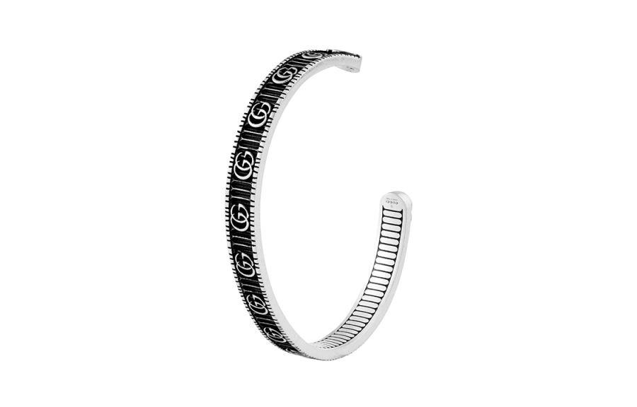 GUCCI GUCCI GG 925 Sterling Silver Bangles Unisex Silver