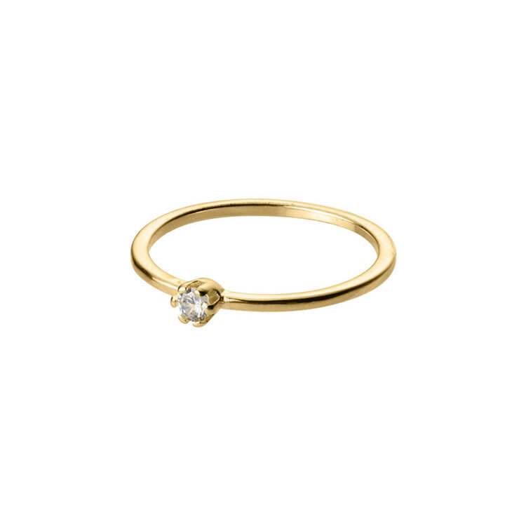 MGS 925 Silver Zircon Rings Women's