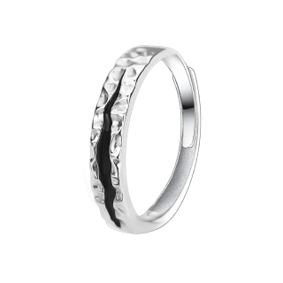 Kelanxi 925 Sterling Silver 999 Fine Silver Rings Men's
