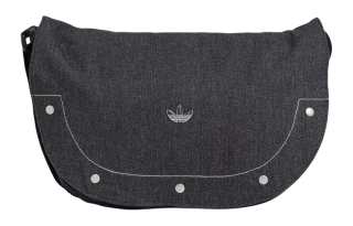 Adidas Originals Trefoil Cotton Crossbody Bag, Shoulder Bag Women's Black